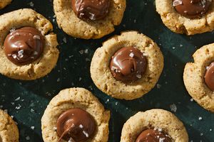 a recipe photo of the Hazelnut Thumbprint Cookies