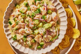Ceviche with Tostones