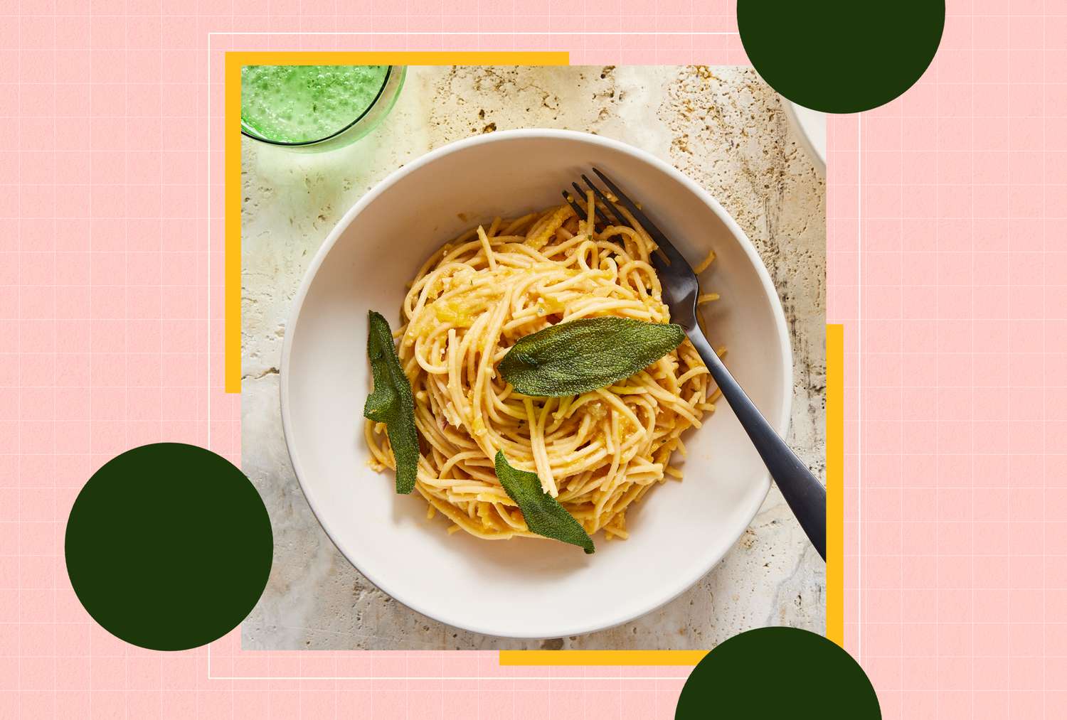 a recipe photo of the Butternut Squash Pasta