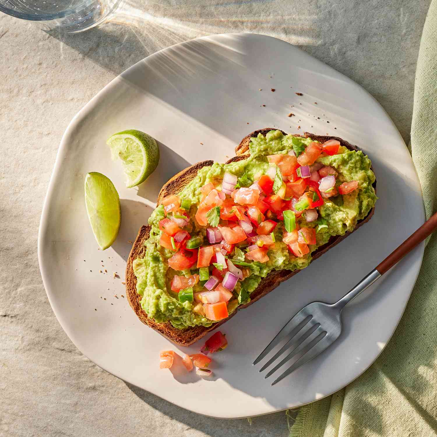 a recipe photo of the Salsa-Topped Avocado Toast