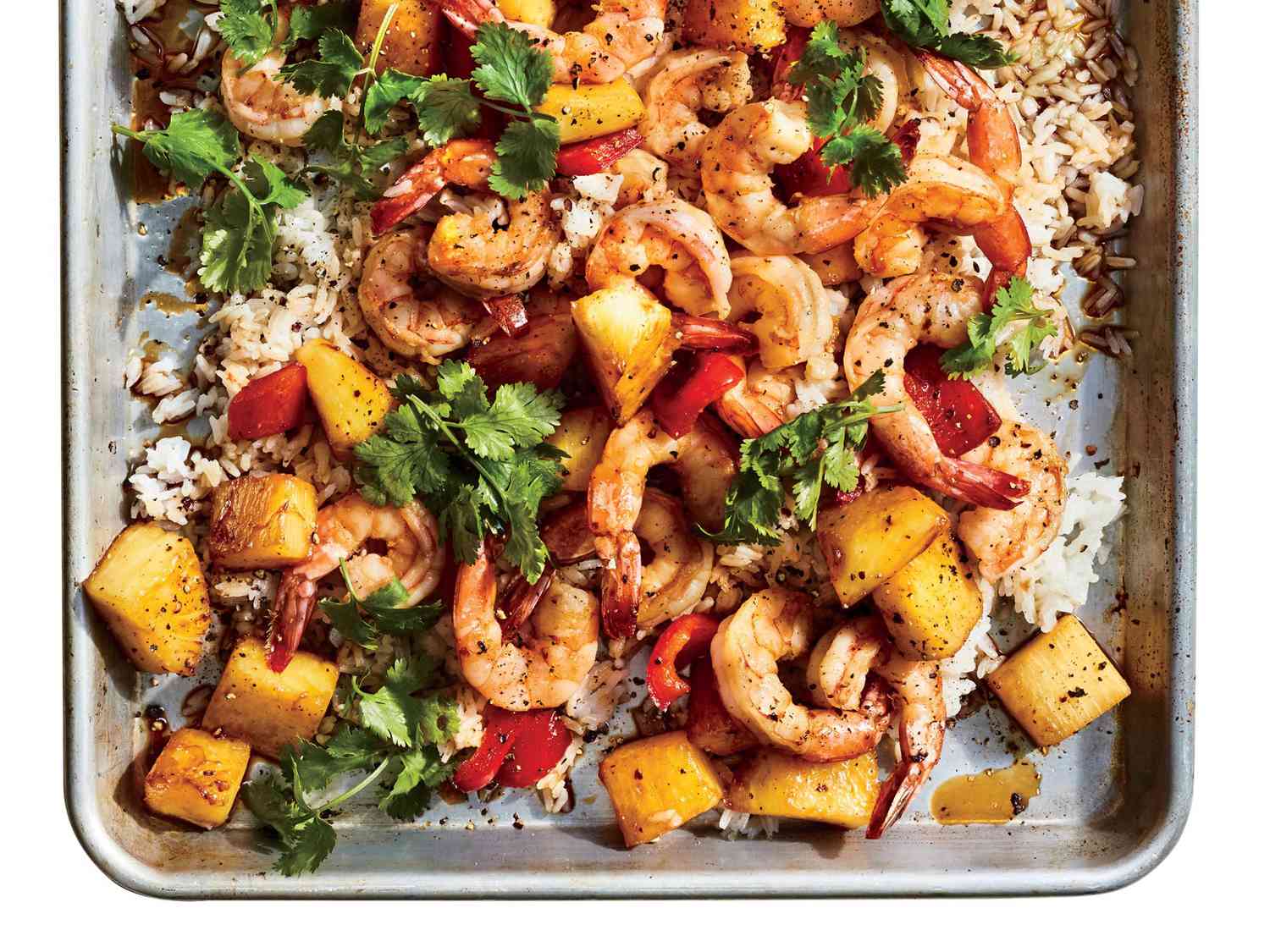 Sheet Pan Hawaiian Shrimp
