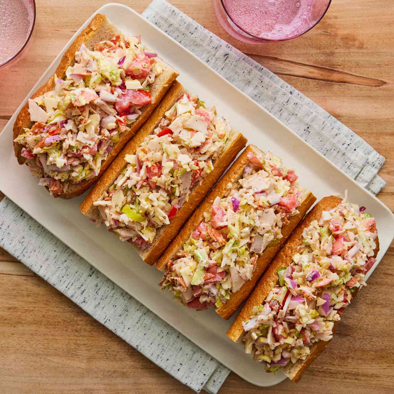 a recipe photo of the Chopped Italian Sandwich