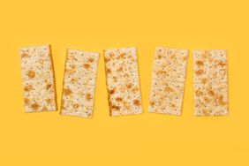 a photo of a few whole grain crackers