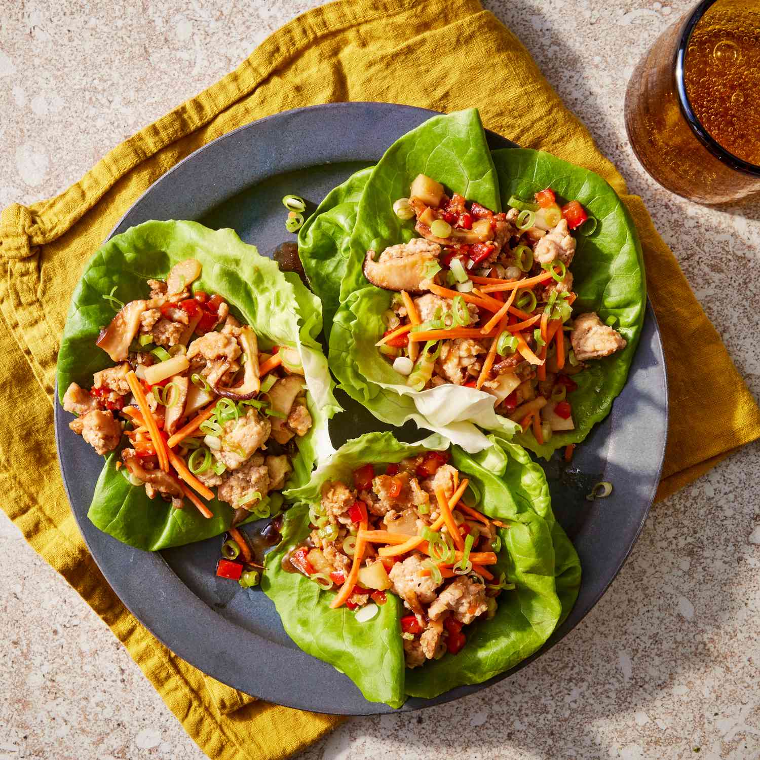 a recipe photo of the Chicken Lettuce Wraps