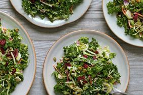 Kale Salad with Creamy Poppy Seed Dressing