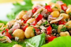 Mediterranean Tuna Antipasto Salad for Two