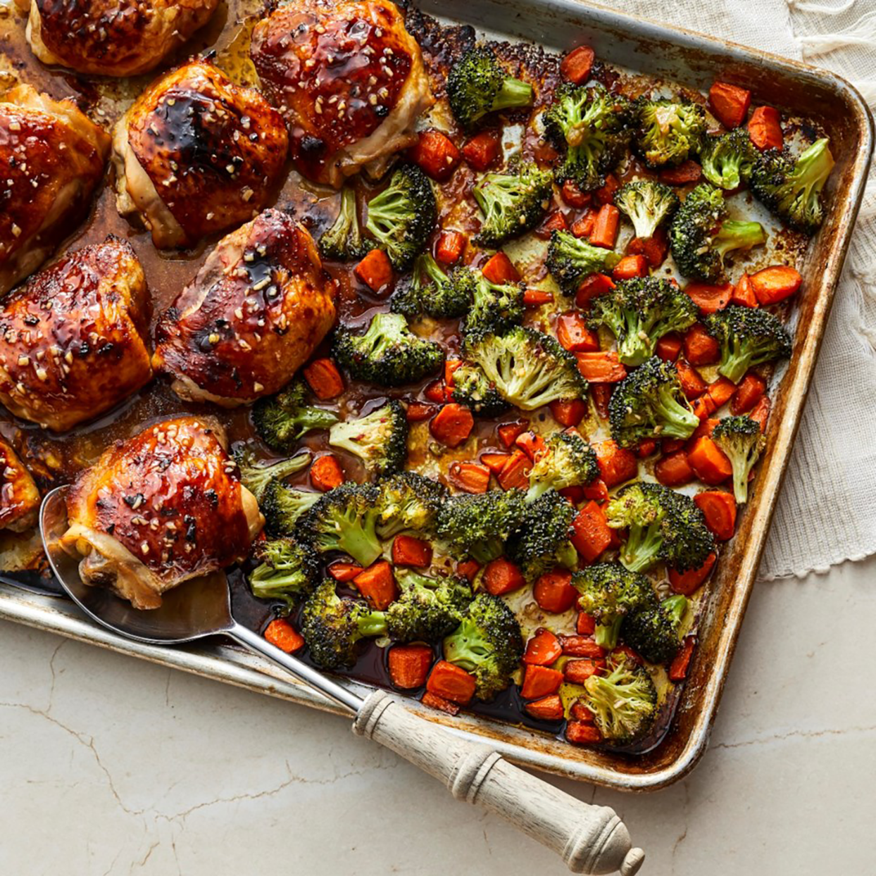 Honey-Garlic Chicken with Carrots & Broccoli Honey-Garlic Chicken with Carrots & Broccoli Honey-Garlic Chicken with Carrots & Broccoli