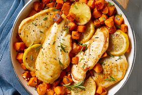 Rosemary Chicken with Sweet Potatoes