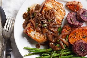Pork Chops with Balsamic Sweet Onions