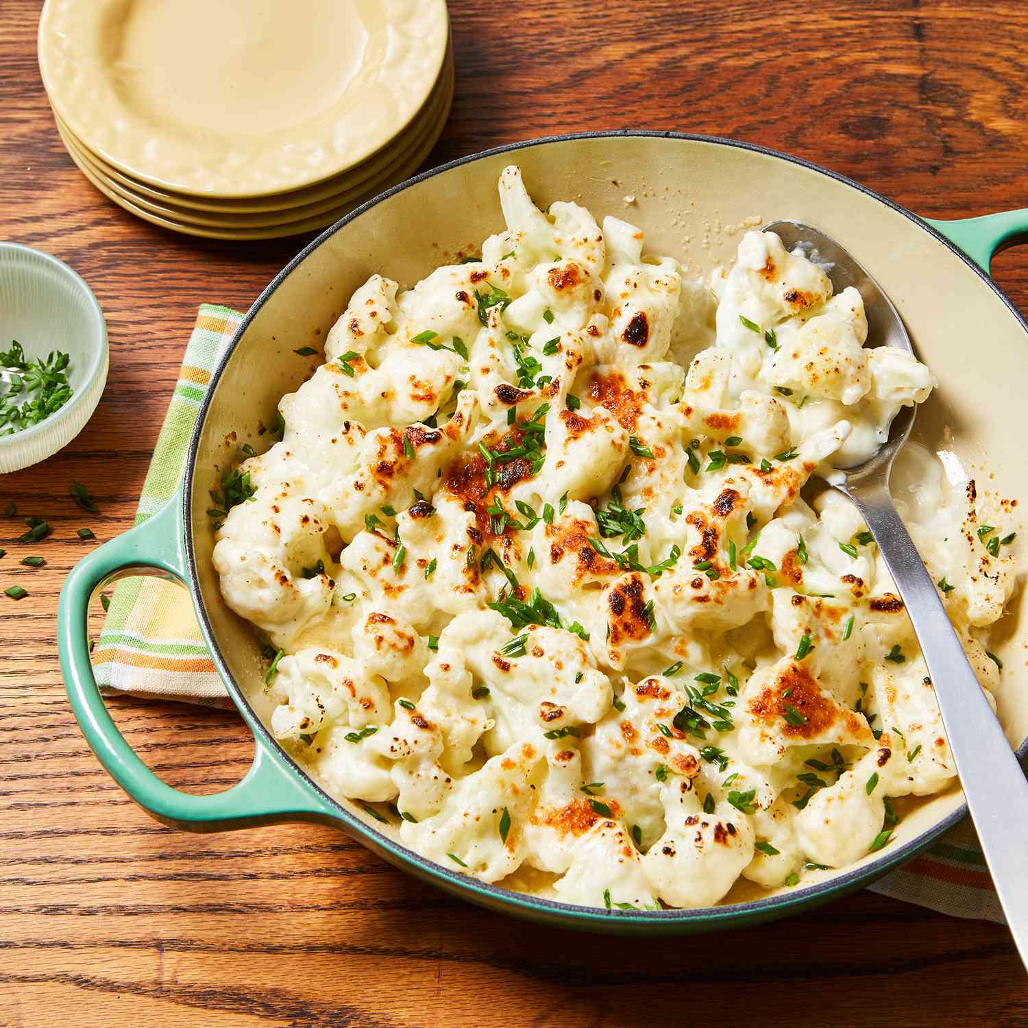 Broiled Cauliflower &ldquo;Mac&rdquo; and Cheese