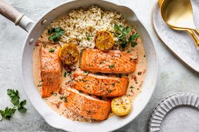 Salmon with Sun-Dried Tomato Cream Sauce