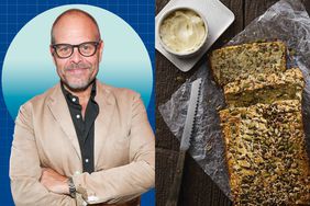  a side by side of Alton Brown and EatingWellâs Low-Carb Seeded Quick Bread recipe photo 