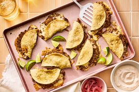 an image of the Sheet-Pan Crispy Black Bean Tacos