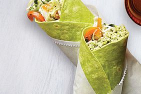 Edamame Hummus Wrap