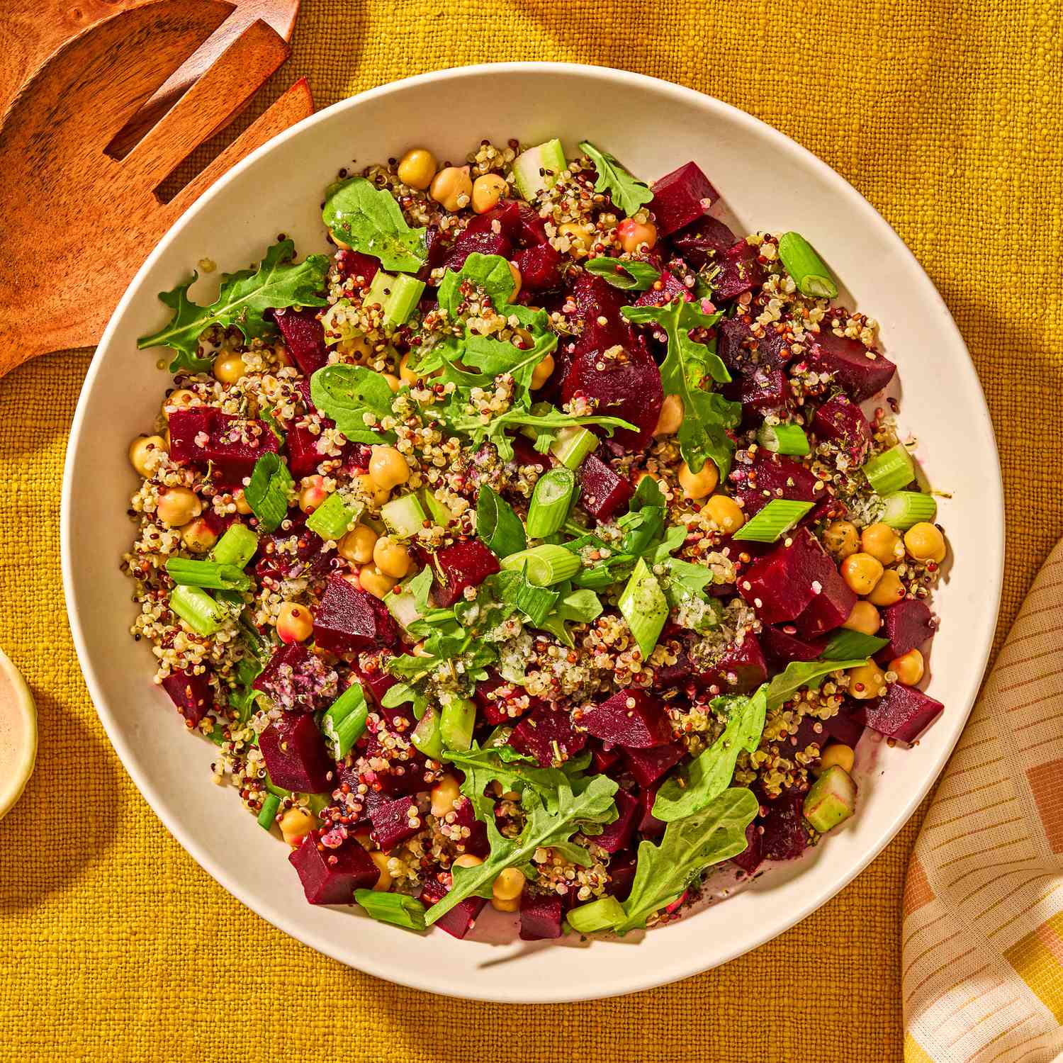 an image of the Chickpea, Beet & Quinoa Salad
