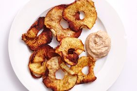 ck-Make These Easy Air-Fried Cinnamon Apple Chips With Almond Yogurt Dip
