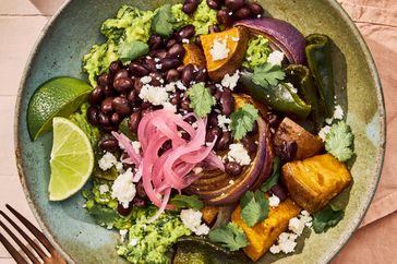 an image of the Roasted Veggie & Black Bean Bowls