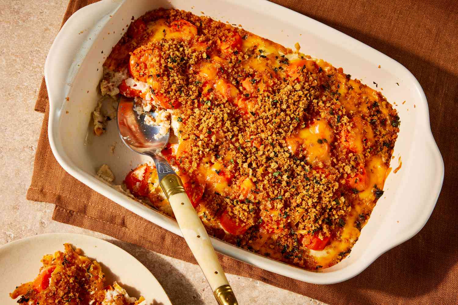 a recipe photo of a Carrot Casserole
