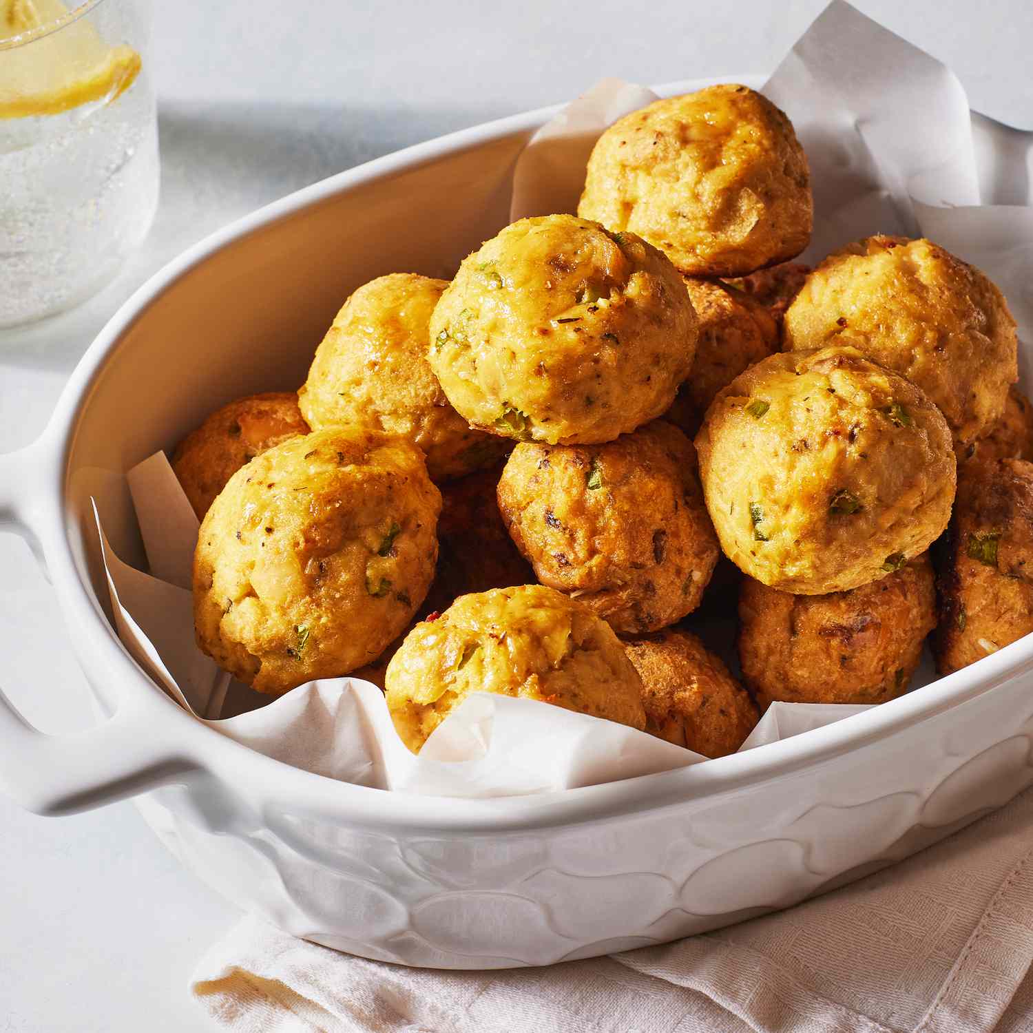 a recipe photo of Baked Garlicky Salmon Balls