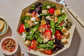 A photo of Strawberry Poppy Seed Salad with Chicken