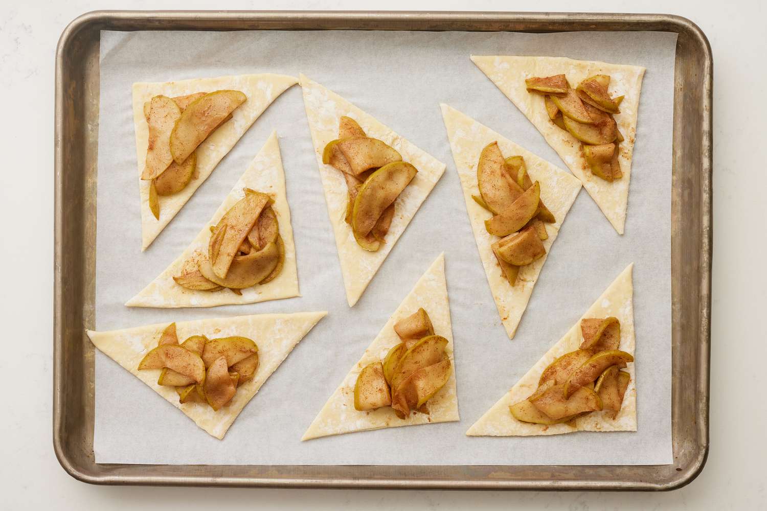 a step in making the Puff-Pastry Apple Turnovers with Brown Butter