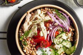 a recipe photo of the Mediterranean Chicken and Couscous Bowls