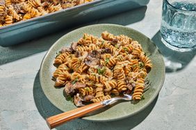 a recipe photo of the Baked Feta-Mushroom Pasta