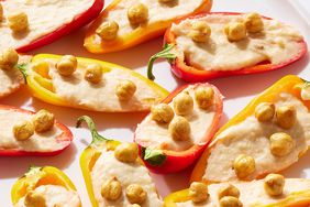 an image of the White Bean–Stuffed Mini Bell Peppers