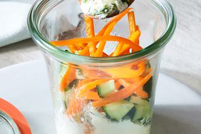 a recipe photo of the Cucumber-Dill Ricotta Snack Jar