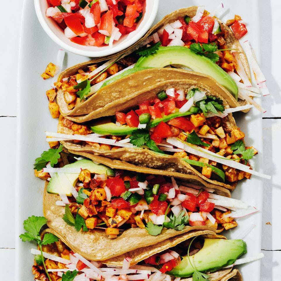 Celeriac & Walnut Tacos