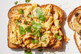 curried chicken salad toast