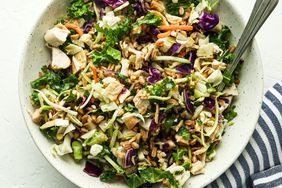 3-Ingredient Mediterranean Farro Bowl